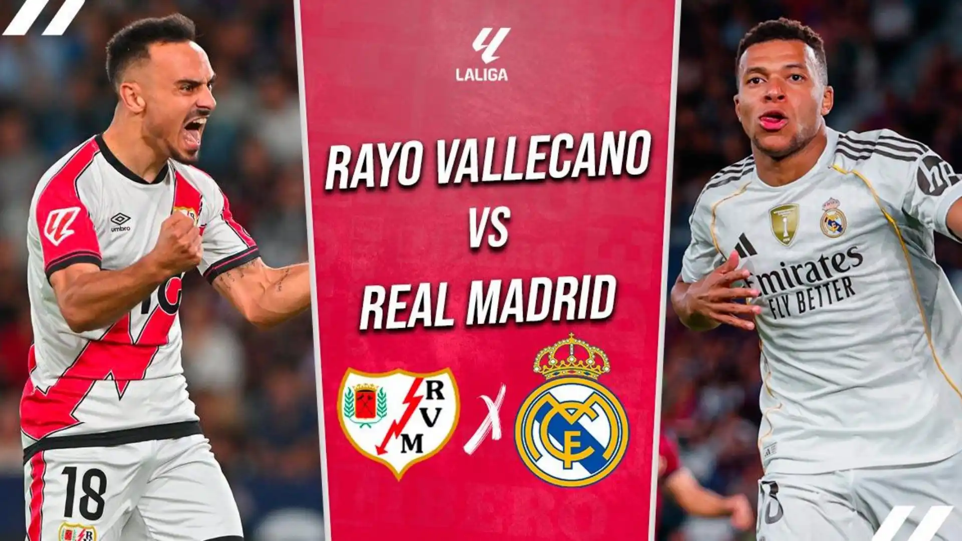 Rayo Vallecano vs Real Madrid: Kickoff & Lineups